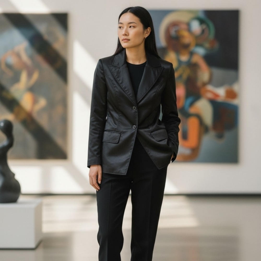 Bossini Sophisticated Black Women's Blazer
